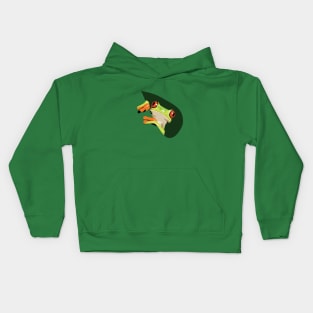 Froggie Peek-a-Boo Kids Hoodie